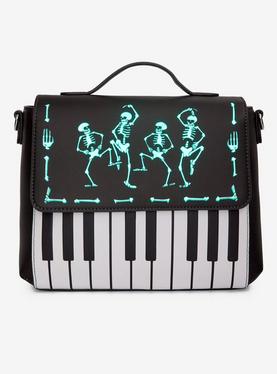 Disney Skeleton Dance Glow-In-The-Dark Crossbody Bag, , hi-res